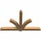 Ekena Millwork Redmond Smooth Timber Gable Bracket, Western Red Cedar, 84"W x 53"H x 5 1/2"D x 5 1/2"F, 15/12 Pitch GBW084X53X0606RED00SWR - alternate 5